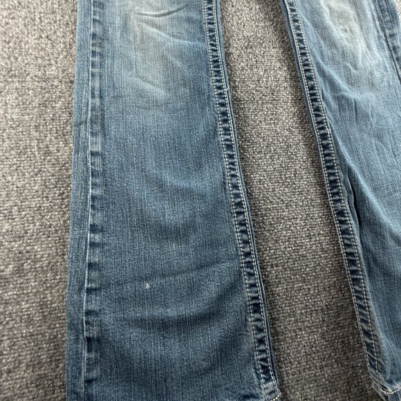 Miss Me Jeans Embellished Denim 30 Boot Cut Urban Embroidered Women ACTL 30X32 - Picture 5 of 16